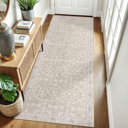 SIILOOM 3x8 Washable Runner Rug, Non Slip Soft Area Rug - Image 5