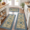 Kitchen Rugs Sets of 3 Non Slip Washable Kitchen Mats by Tritard