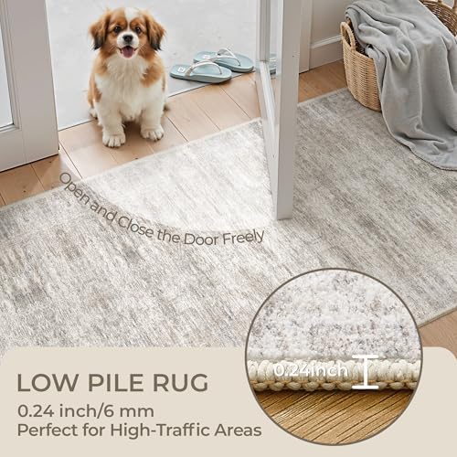 3x4 Rugs for Entryway, Washable Area Rug - Image 6