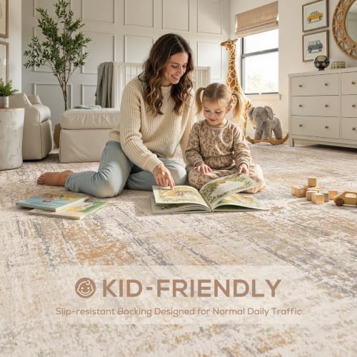 Nakagishi Neutral 7x10 Area Rugs - Image 6