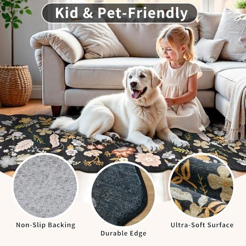 3x5 Washable Rug for Entryway - Image 6