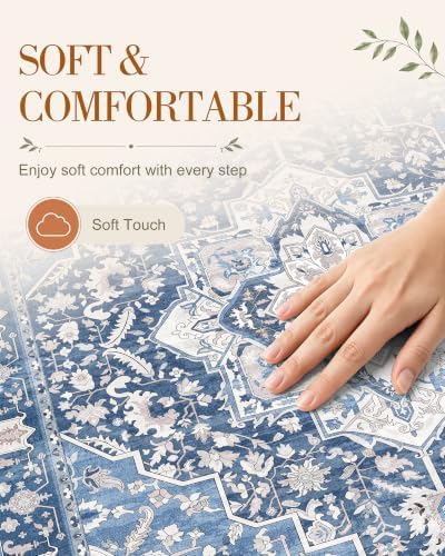 OLANLY 2x6 Washable Runner Rug, Soft Non Slip Carpet - Image 4