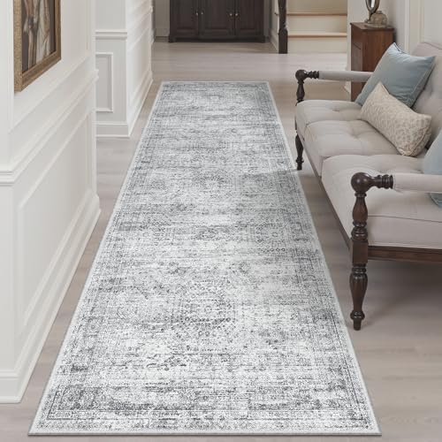 Soalmost Washable Kitchen Runner Rug 3x8 Hallway Entry Rugs Non-Slip - Image 3