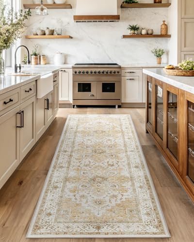 Amada 2'6"x10' Washable Runner Rug by AMADAHOMEFURNISHING
