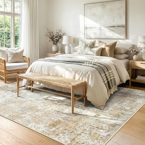 RELEANY Washable 5'x7' Abstract Area Rug - Image 2