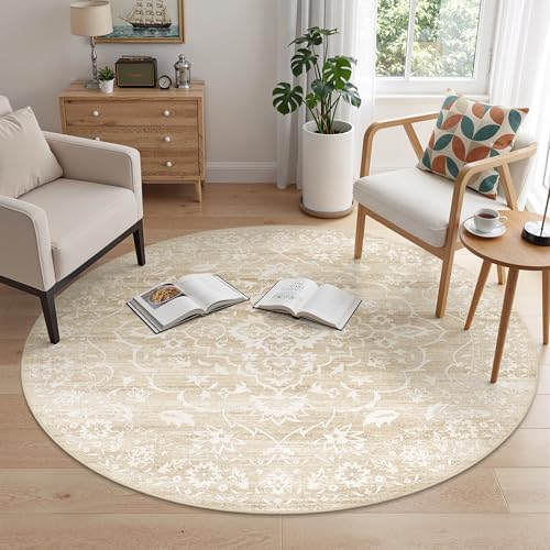 Soalmost Washable Round Rug 6ft - Image 4