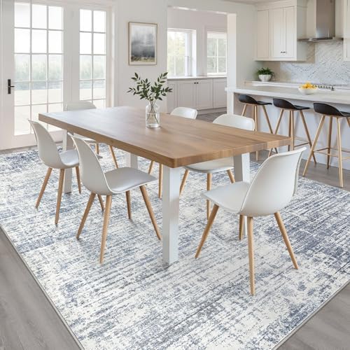 LOONGRUG 6x8 Area Rug Washable Neutral Modern Rug - Image 5