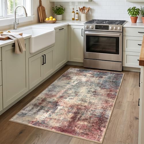IOHOUZE Abstract Area Rug 3x4 Ft Washable Rugs - Image 3