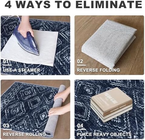 KILOCOCO Washable Runner Rug 2x12 Non Slip Runners - Image 3
