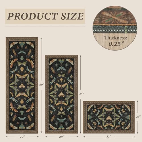 JTJ 3 Piece Kitchen Rug Set - Image 2