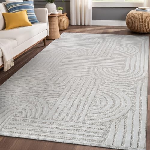 Modern Indoor Rug Orbit 4x6 Area Rugs - Image 4