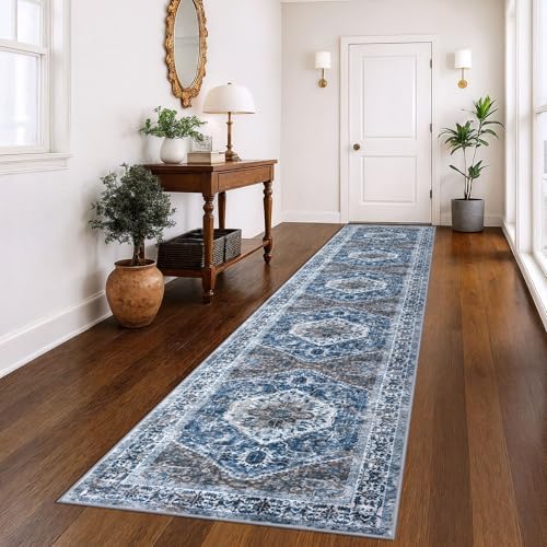 KOZYFLY Runners for Hallways 3x14 Ft Extra Long Washable Kitchen Thin Runner by KOZYFLY
