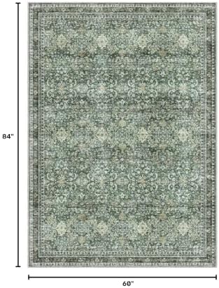 Sasttie 5x7 Area Rugs, Ultra-Soft Washable Rug - Image 2
