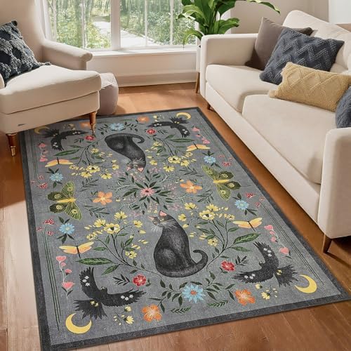 GarveeHome 3x5 Cat Washable Area Rug by GarveeHome