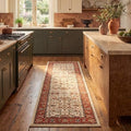 SAFAVIEH Lyndhurst Runner Rug 2'3"x8', Ivory & Rust LNH212R by Unknown