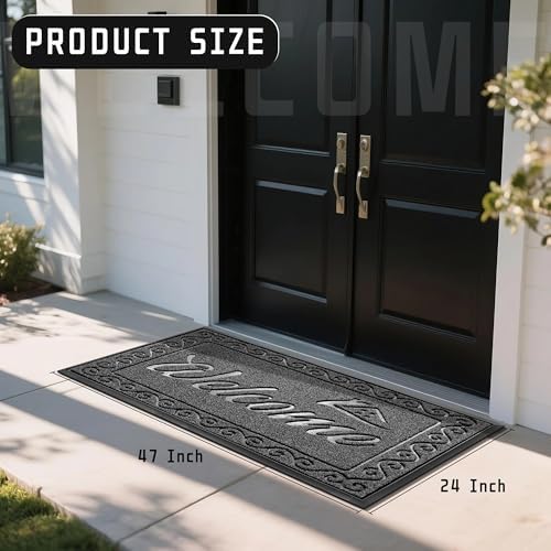 Yimobra Welcome Mat, Heavy Duty Sturdy Door Mats - Image 2