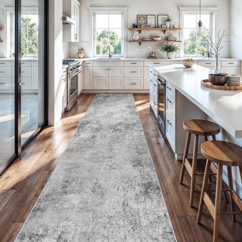 Washable 3x16 Hallway Runner Rug: Non Slip Indoor Runner by RUUGME