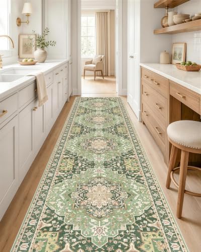 OLANLY 2x10 Washable Runner Rug, Soft Non Slip Carpet by OLANLY