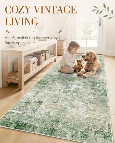 OLANLY 3x5 Washable Accent Rug, Soft Non Slip Carpet - Image 3