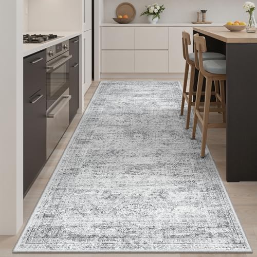 Soalmost Washable Hallway Runner Rug 4x8 Kitchen Entry Rugs Non-Slip - Image 4