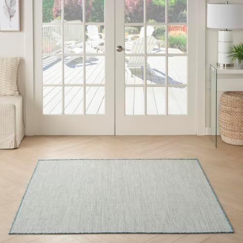 Nourison Home Courtyard 4' x Square Indoor/Outdoor Serged Edges Square Area Rug - Image 2