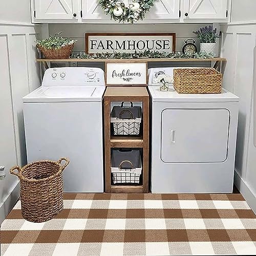 Buffalo Plaid Outdoor Rugs, Layering Rug - Image 6