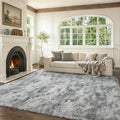 7x10 Ft Extra Large Shag Rugs for Living Room, Tie Dyed Ultra Soft Fluffy Furry by Cuzwlovita