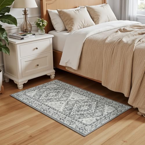 Lessymo 2 x 4 Entryway Rug Machine Washable Boho Area Rug - Image 3