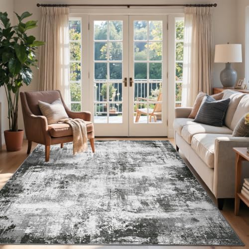 4x6 Ft Abstract Washable Area Rugs by Cuzwlovita