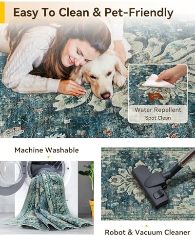 RELEANY Washable Area Rug - Image 5