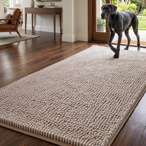 EHEYCIGA 60x24in.Super Absorbent Dog Door Mat by EHEYCIGA