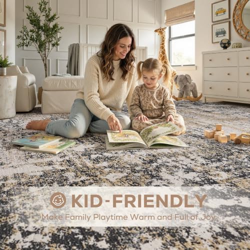 Nakagishi Neutral 8x10 Area Rugs - Image 4