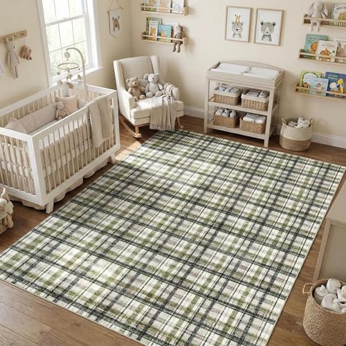 Garvee Plaid Large 10 x 13 Area Rug - Image 2