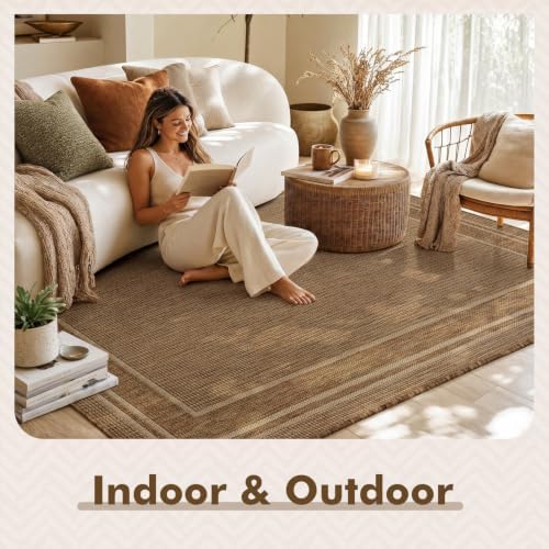 MontVoo-Outdoor Rug-Patio Rug 8x10 ft Polypropylene Indoor Outdoor Rugs Outdoor - Image 3