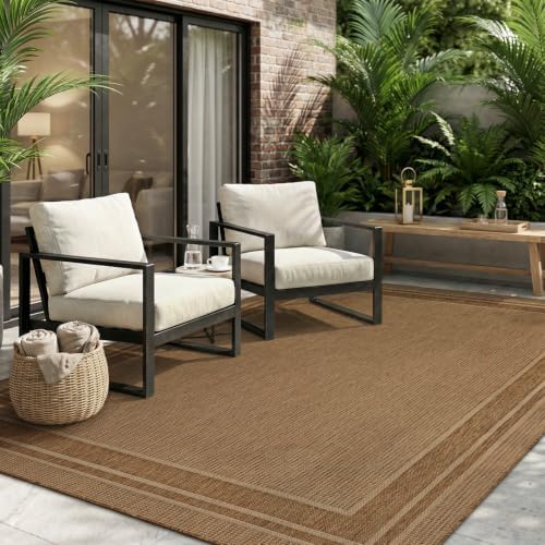 MontVoo-Outdoor Rug-Patio Rug 4x6 ft Polypropylene Indoor Outdoor Rugs Outdoor by MontVoo