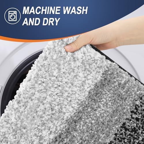 OLANLY Large Bathroom Rugs 50x30, Extra Soft Absorbent Microfiber Bath Rugs - Image 5