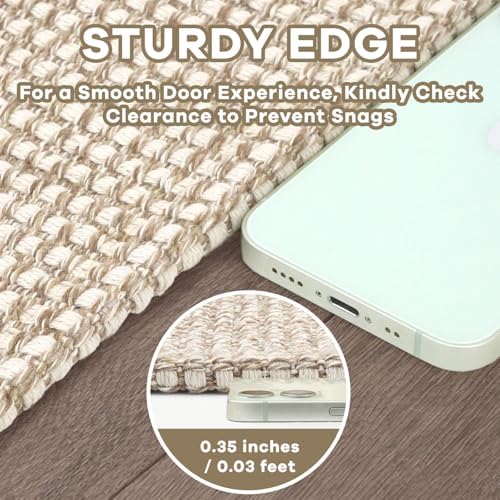 EARTHALL Woven Runner Rug 2x7 Ft Washable Runners - Image 3