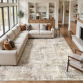 cotiled 9x12 Area Rug for Living Room, Abstract Washable Carpet by COTILED