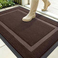 OLANLY Front Door Mat Outside 35x23, All-Season Heavy-Duty Rubber Doormat by OLANLY
