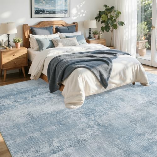 9x12 Ft Abstract Washable Area Rugs - Image 4
