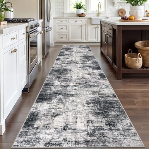 IOHOUZE Abstract Runner Rug 3x12 Ft Washable Runners - Image 3