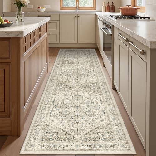Kitchen Runner Rug Non Slip Washable Rugs 2.5x8 by Restydon