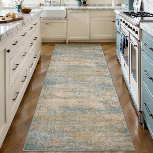 Abstract 2x6 Washable Runner Rug by Tangsoo