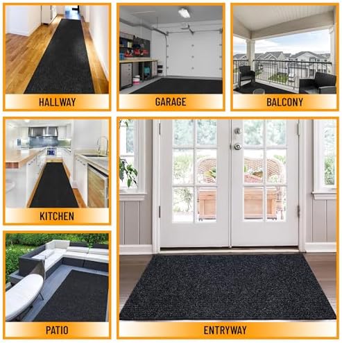 Ottomanso 7x38 Large Waterproof Floor Mat, Non-Slip Indoor Outdoor Door Mat - Image 4