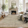 8x10 Washable Boho Area Rug by LULLOSA