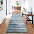 Chicrug 3x8 Blue Washable Runner Rug by ChicrugHomeDecor