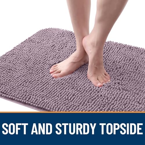OLANLY Dog Door Mat for Muddy Paws 32x20, Super Absorbent Chenille Mud Mat - Image 4