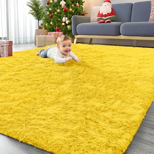 OLANLY 8x10 Machine Washable Large Area Rugs by OLANLY