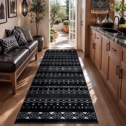 SERISSA 2x6 Washable Non-Slip Boho Runner Rug - Image 2