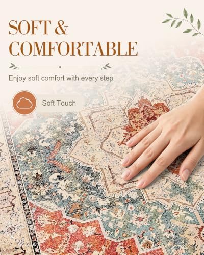 OLANLY 2x8 Washable Runner Rug, Soft Non Slip Carpet - Image 4